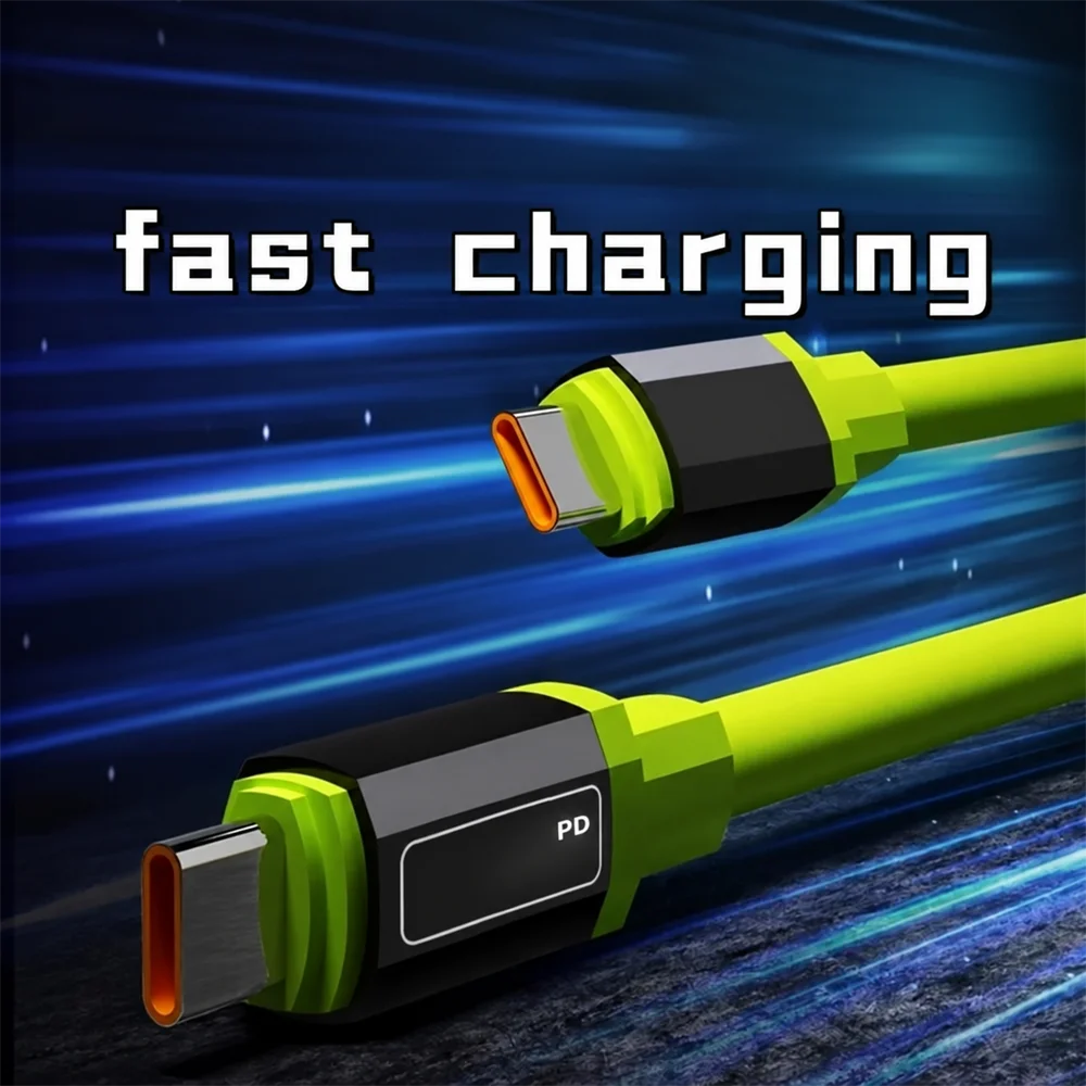 USB C To C Data Cable PD Fast Charging Charger Line for iPhone 16 17 Samsung Xiaomi Phone 0.3m/1m/1.5m/2m Dual Type C Cord
