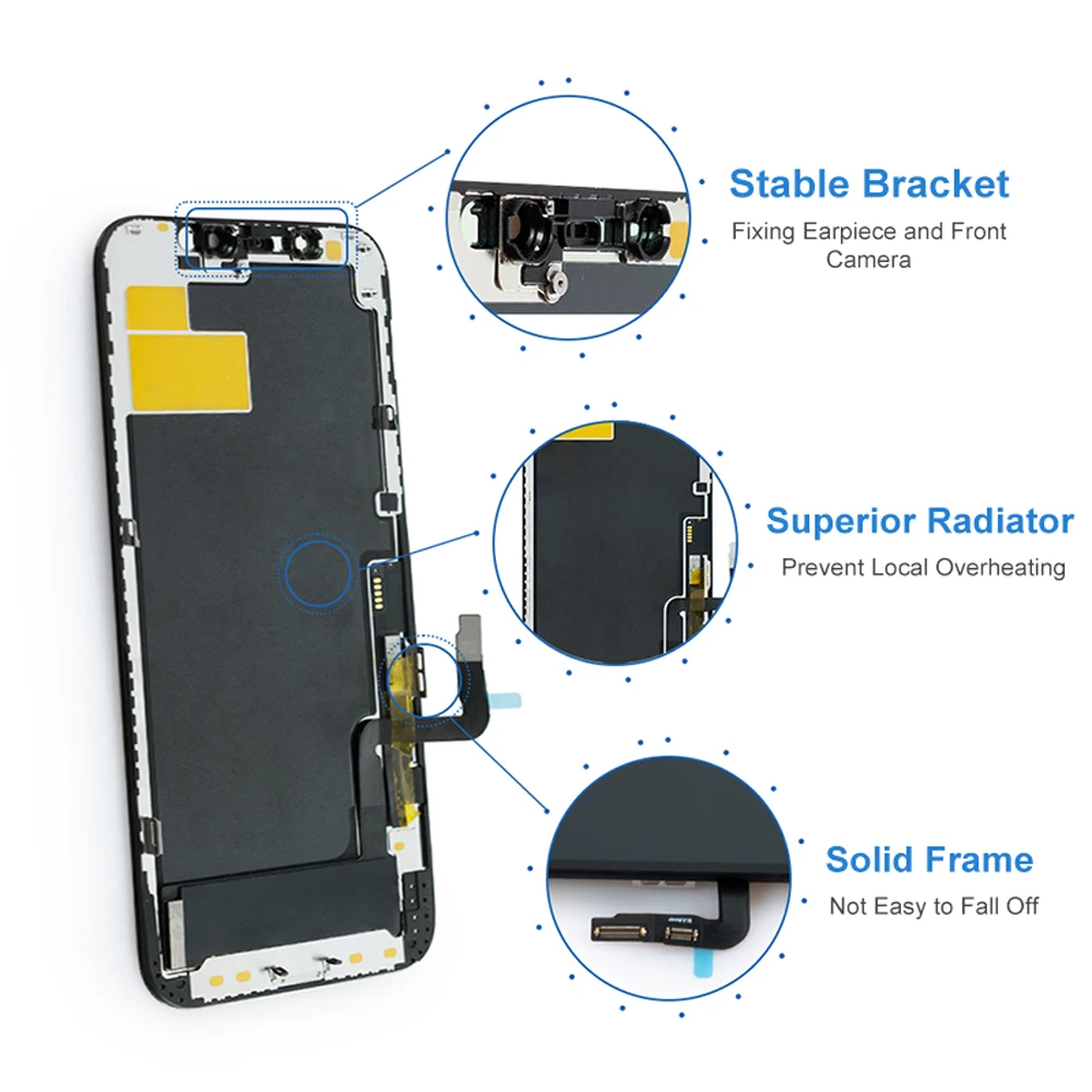 A2403 A2172 A2402 A2404 100% Tested Premium Lcd For IPhone 12 New Display Touch Screen Replacement Factory Display With 3D Touch