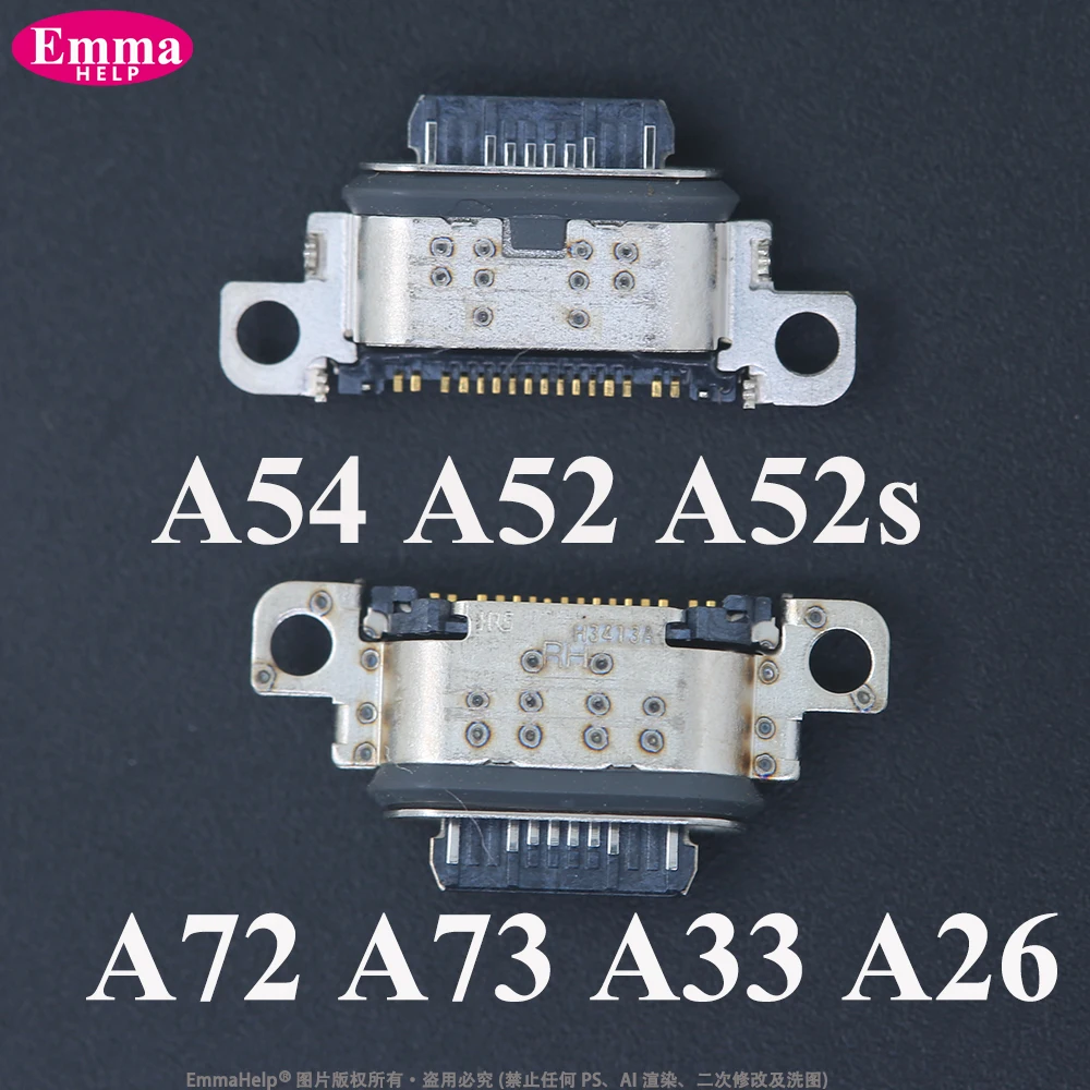 10Pcs Original Charging Port Connector for Samsung A15 A05S A25 A35 A55 A13 A04S A14 A23 A33 A24 A34 A54 A53 USB Charger Pin Plu
