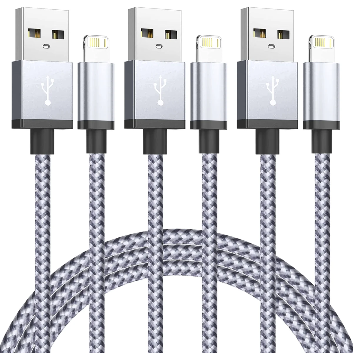 Fast Charging USB Charger Cable For iPhone 14 13 12 11 Xs Max Xr X 8 7 6 Plus iPad Origin Mobile Phone Long Data Cord 1m 2m 3m