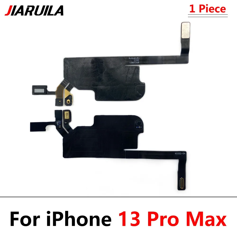 NEW Replacement Parts For iPhone 12 13 Pro Max 12 13 mini 14 Plus Earpiece Speaker with Proximity Sensor No facial ID Flex Cable