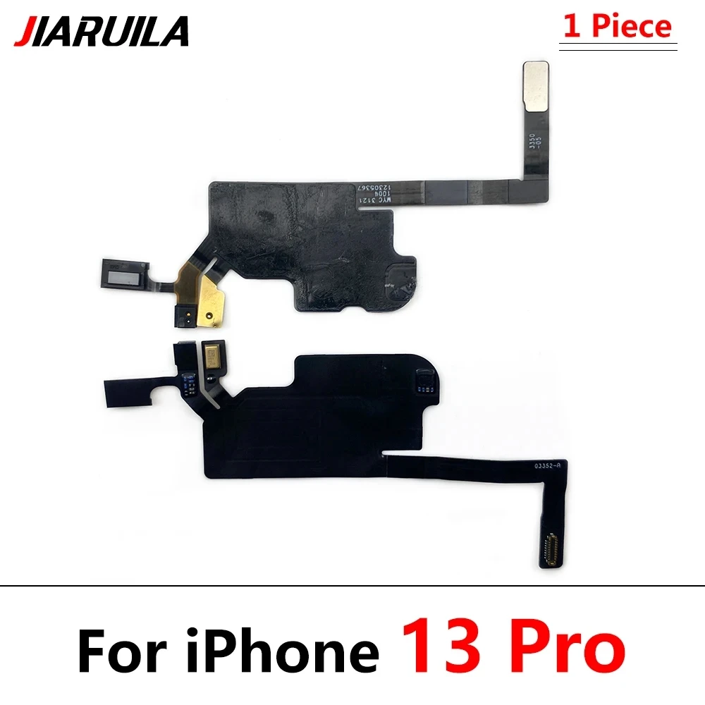 NEW Replacement Parts For iPhone 12 13 Pro Max 12 13 mini 14 Plus Earpiece Speaker with Proximity Sensor No facial ID Flex Cable