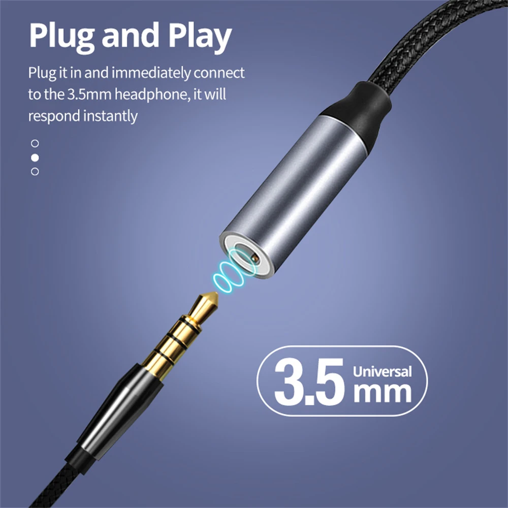 NNBILI USB Type C To 3.5mm Aux Adapter Jack Audio Cable Earphone Cable Converter for iPhone 15 Samsung S24 S23 Ultra Xiaomi 14