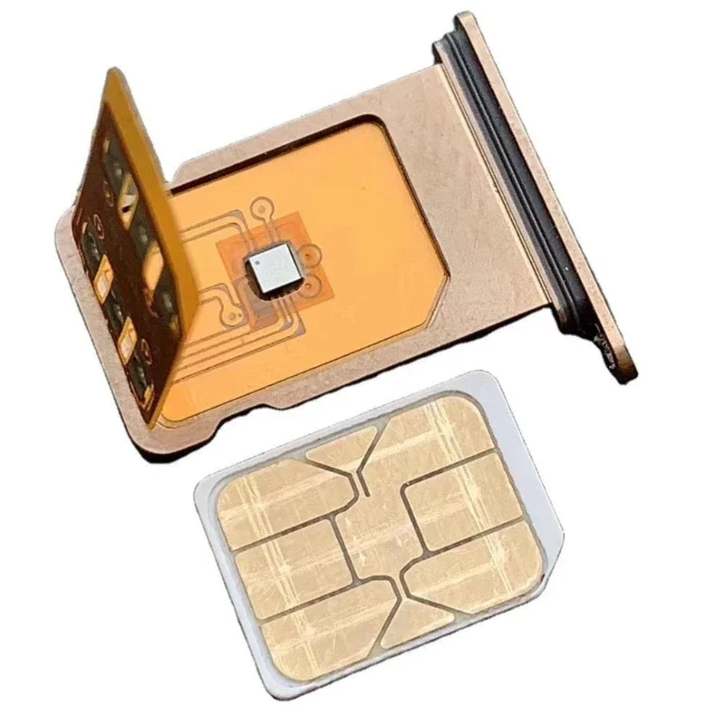 Mobile Phone USIM Unlocking Card for Phone13/12/11/ProMax/XR Pro SIM Card Reader Adapter Box Iphone Xr Dual Sim Card Reader