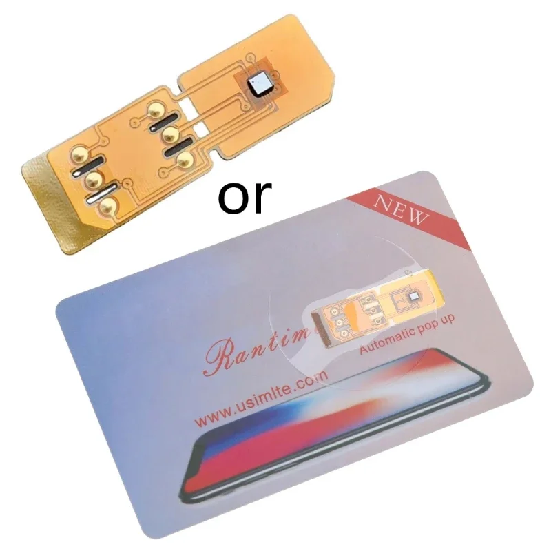 Mobile Phone USIM Unlocking Card for Phone13/12/11/ProMax/XR Pro SIM Card Reader Adapter Box Iphone Xr Dual Sim Card Reader