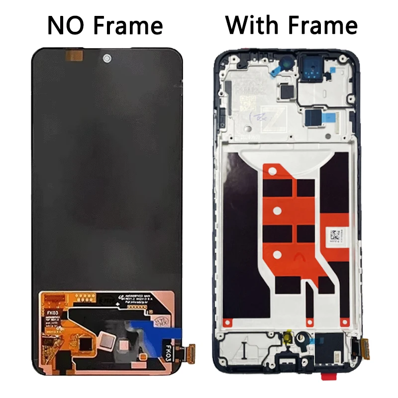 6.67"Super AMOLED For Oppo Reno12 F 4G LCD CPH2687 Display Touch Screen Digitizer For Reno 12F 5G CPH2637 Display