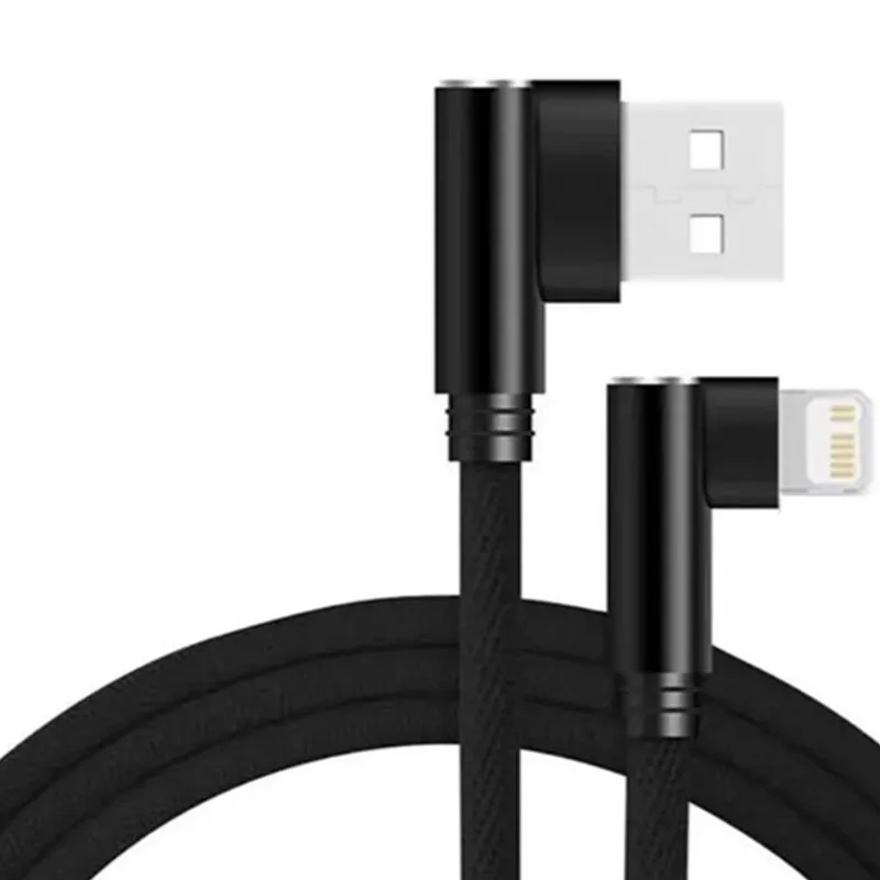 0.25m 1m 1.5m 2m 3m USB Charger Cable For Apple iphone 13 12 11 Pro XR XS MAX 5S 6 7 8 Plus iPad Mini Air 3 Data Sync Elbow Line