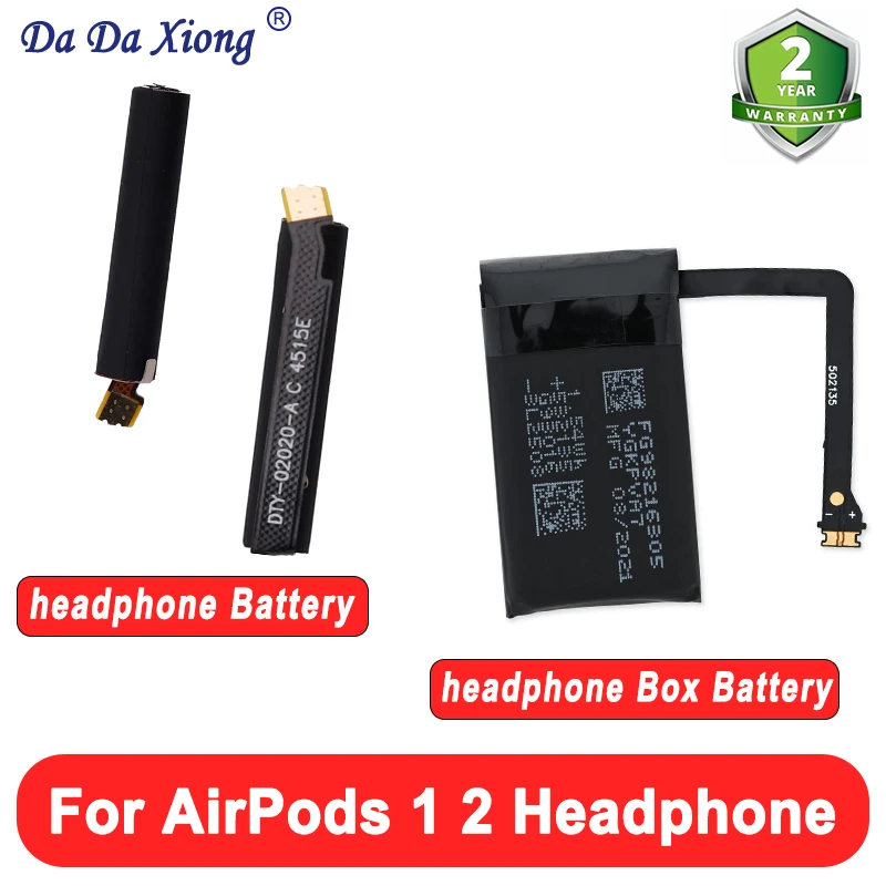 Brand-New Replace Battery For Airpods 1st 2nd A1604 A1523 A1722 A2032 A2031 Air Pods 1 Air Pods 2 Replaceable headset Battery