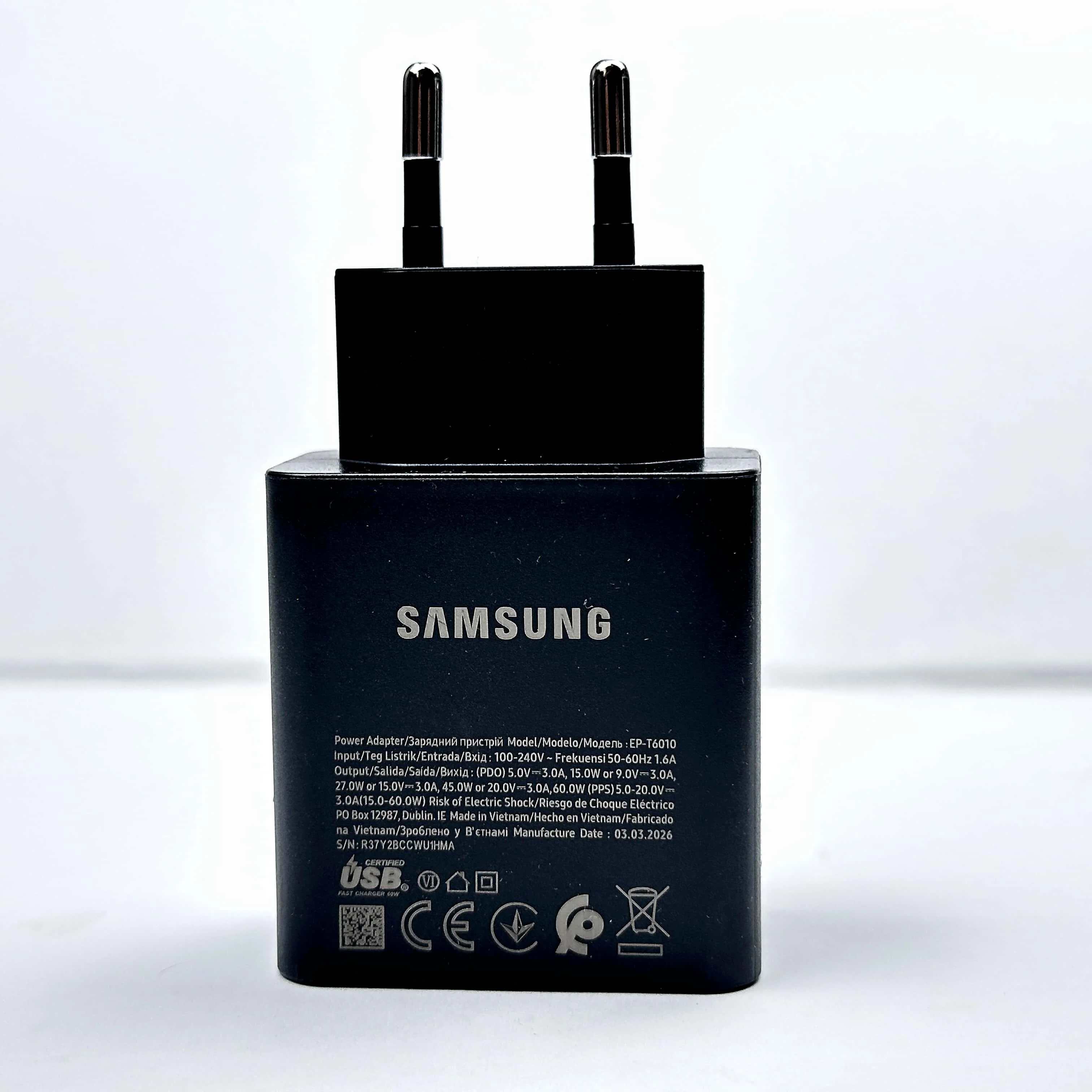 Original Samsung 60W PD Charger EU Fast Charge 5A Type C Cable For S26 Ultra S25FE S24 S23 A56 A57 M55s Tab S11 Ultra S10 FE
