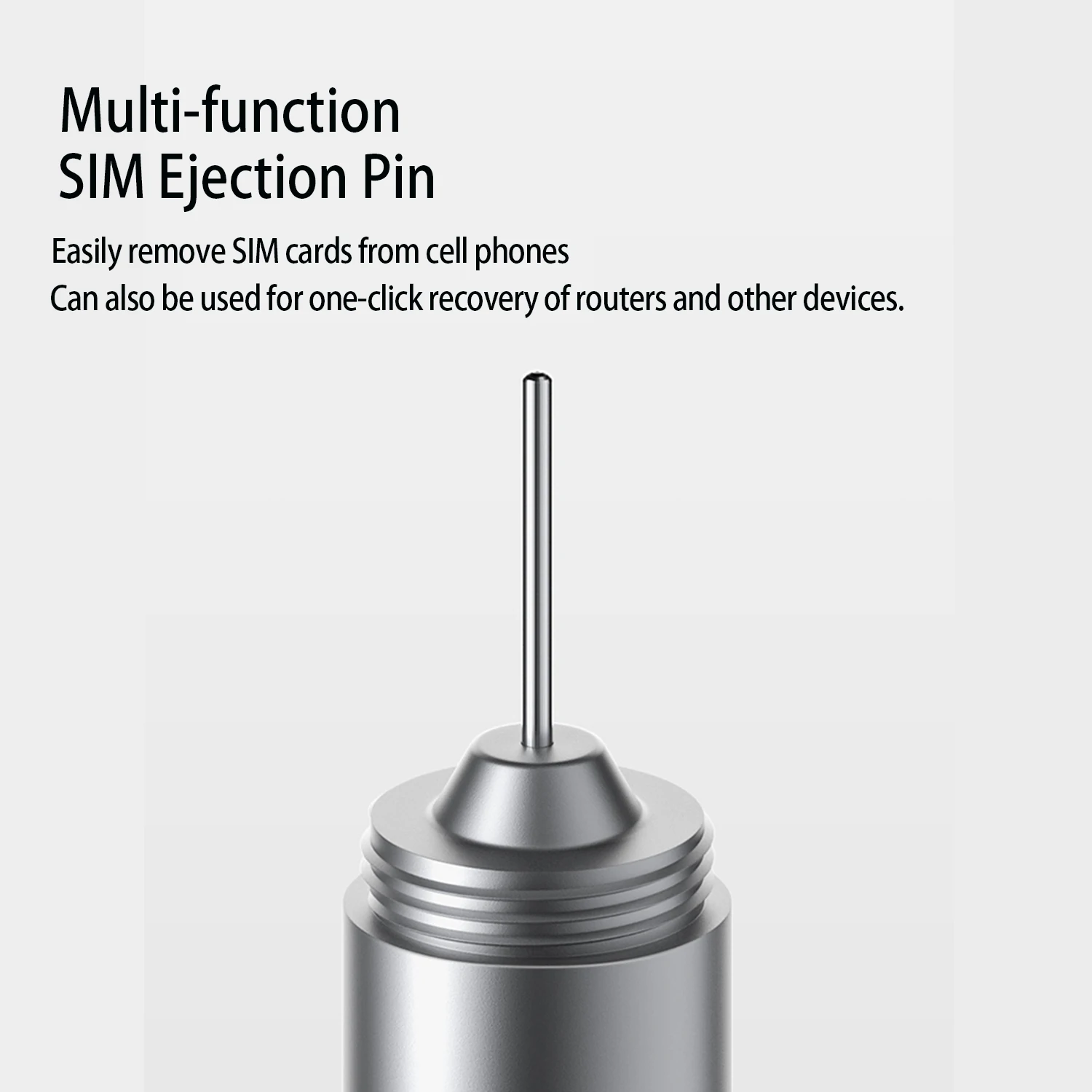 SIM Card Tray Removal Tool with Cleaning Brush, 2 in 1 Portable Keychain Eject Pins Reset Needle & Cleaning Pen for Cell Phone.