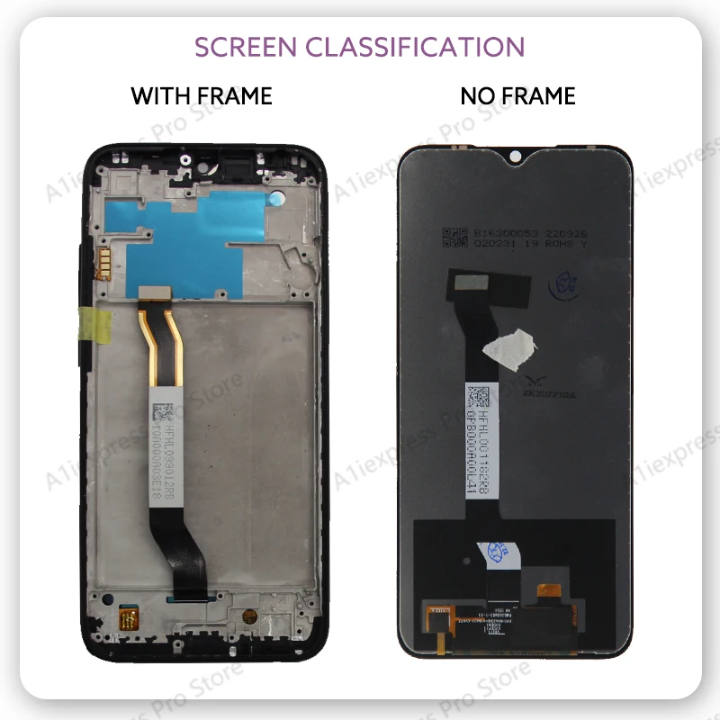 For Xiaomi Redmi Note 8 LCD Display Touch Screen Digitizer Assembly M1908C3JH M1908C3JG M1908C3JI For Redmi Note8 Display Parts