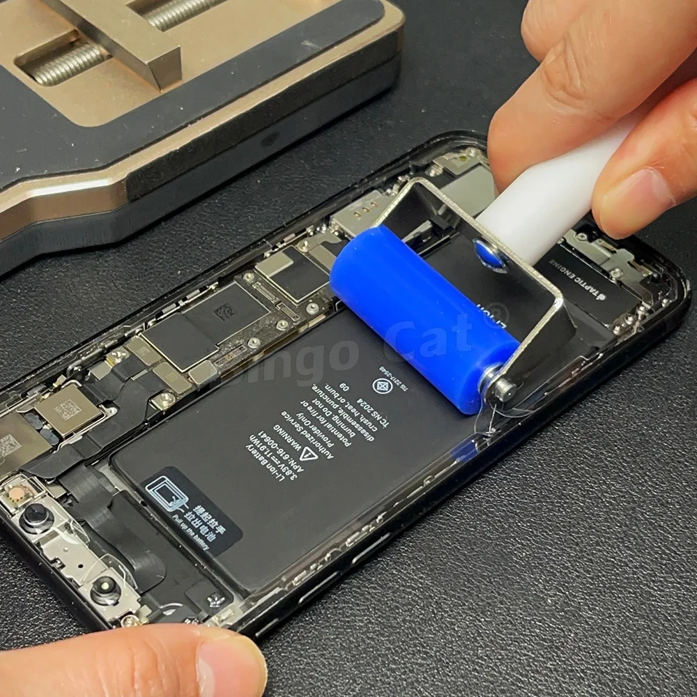 Battery Adhesive Roller For iPhone Battery BMS Flex Transplantation Battery Cell Transfer Ceramic Scissors Roller Repair Tools