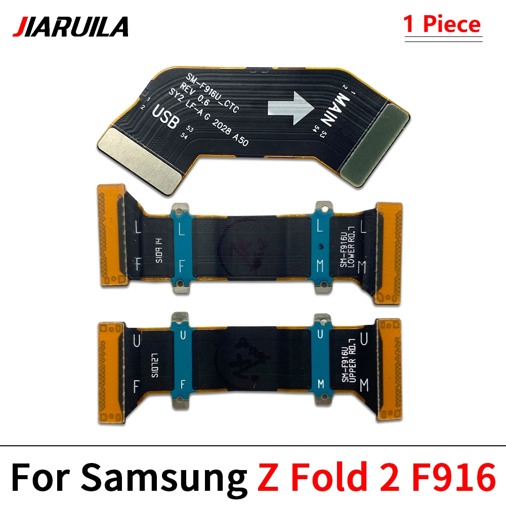 Motherboard Connector LCD Display Cable For Samsung Z Fold 2 3 4 5 F916 F936 F946 F900 Spin Axis Flex Cable