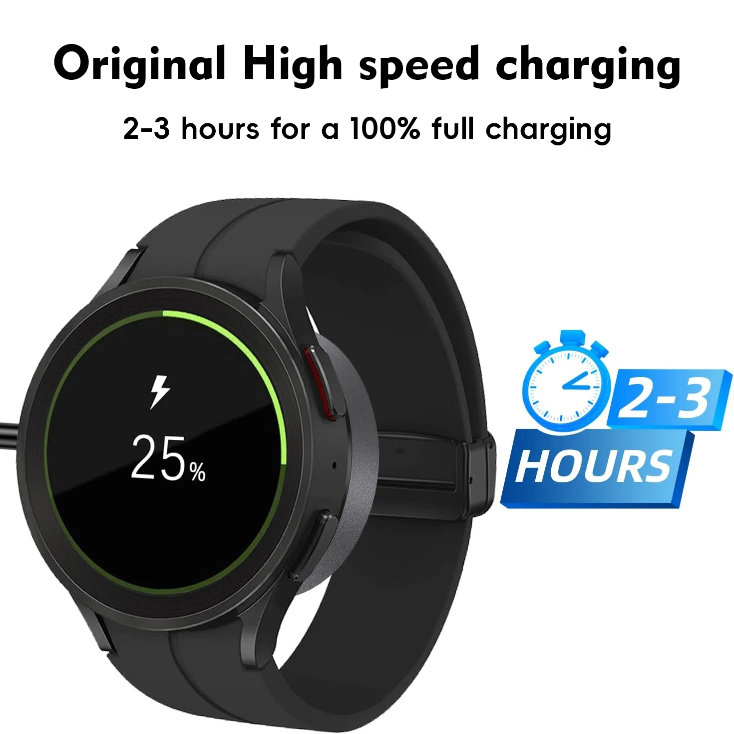 Watch Whiress Charger for Galaxy Watch Charger Cable for Galaxy Watch 3/4/5/6/7/8 Ultra 4/6/8 Classic 5 Pro Active 1/2