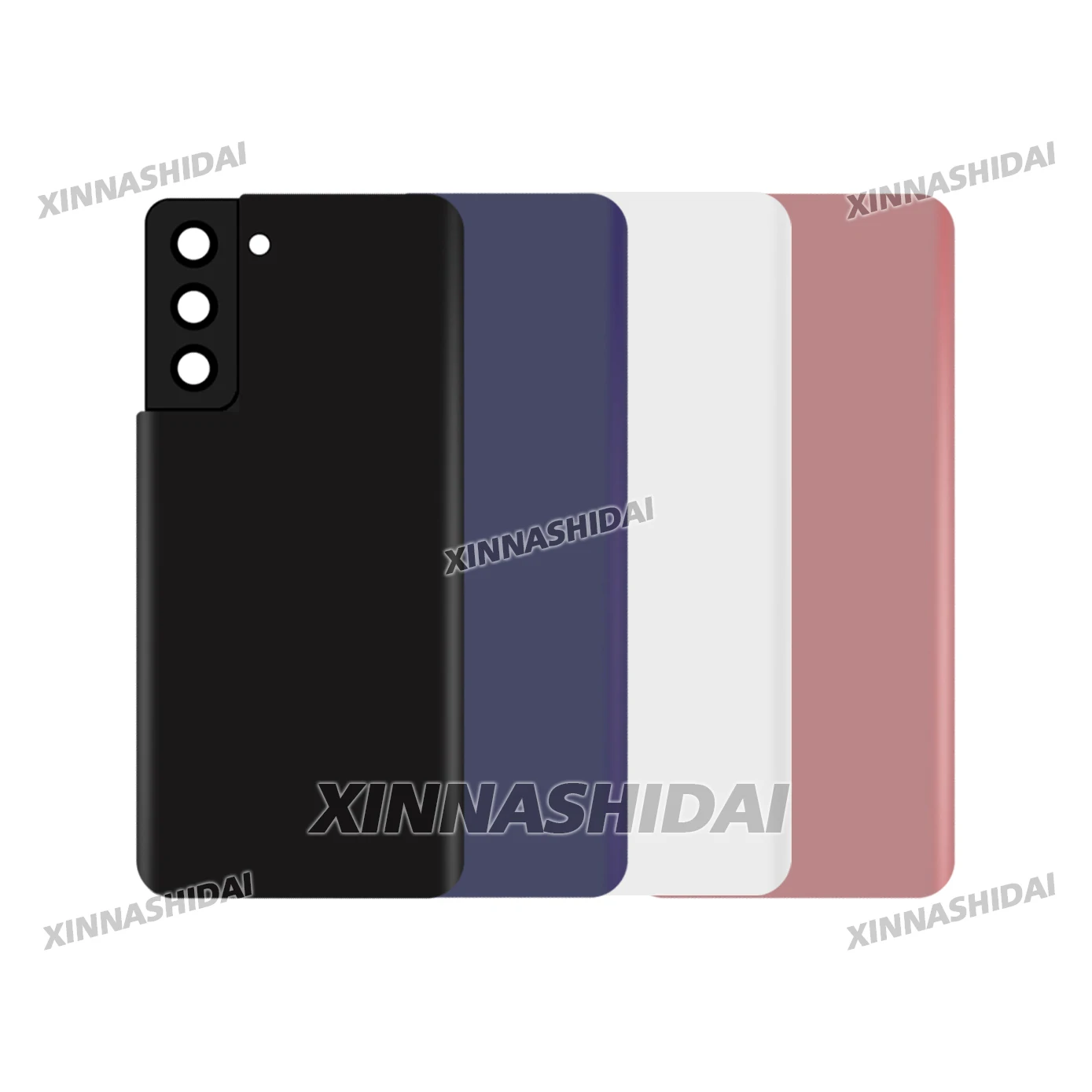 High Quality Glass Battery Cover For Samsung Galaxy S21 Plus Back Lid Door Rear Housing Case With Camera Lens Adhesive Sticker
