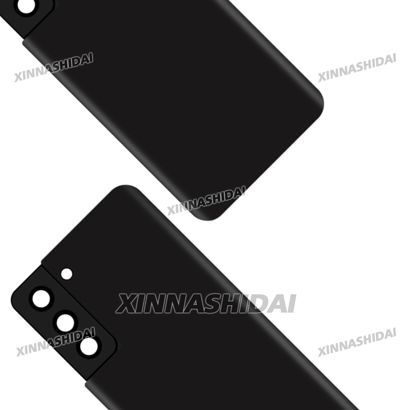 High Quality Glass Battery Cover For Samsung Galaxy S21 Plus Back Lid Door Rear Housing Case With Camera Lens Adhesive Sticker