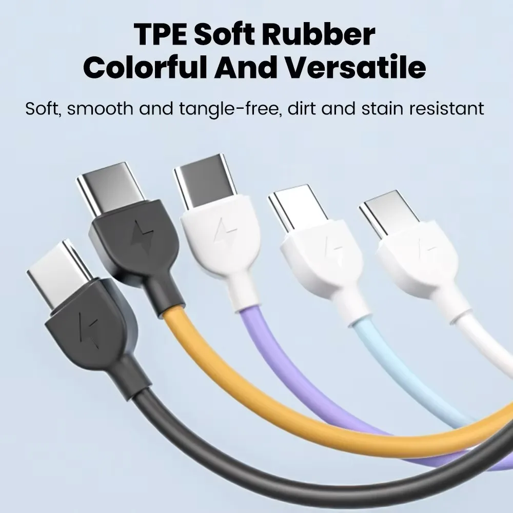 PD 60W 20W Fast Charging Cable Portable Lanyard Type C To Type C or To Lightning Jack For iPhone 17 16 15 14 13 12 11 Pro Max