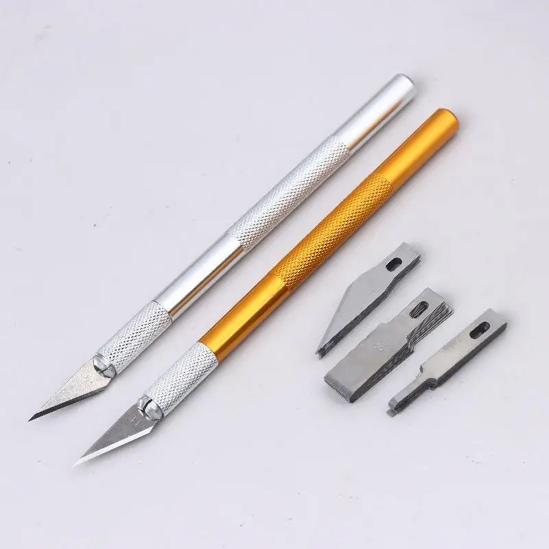 Glue Removal And Scraping Blades, Flat-edged Scalpel, 5, 11, 17# BSD Engraving Knife, Repair And Film Application Hand Knife