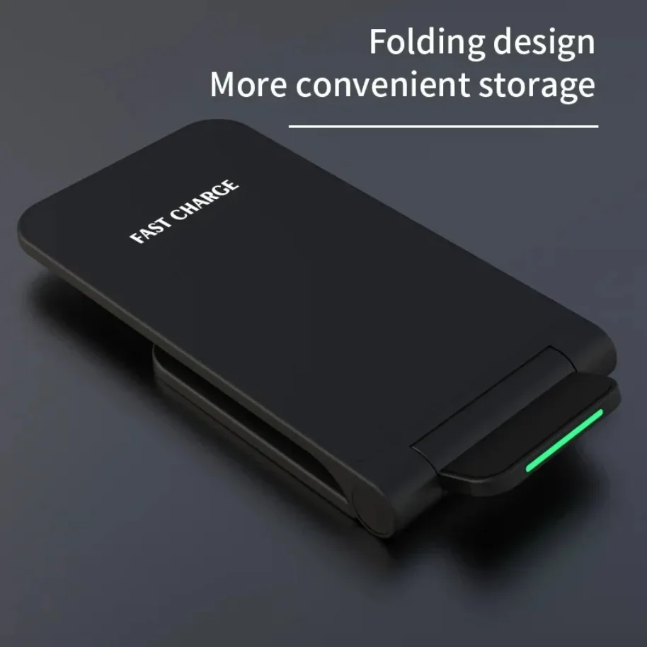 VIKEFON Wireless Charger Stand Pad For iPhone 17-12 Pro X XS Max XR 8 Samsung Xiaomi Induction Fast Charging Dock Station