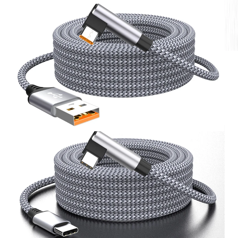 1M 2M 3m 5m 8M PD 60W 6A USB-A TYPEC Straight TO TYPE-C Elbow DATA 480Mbps Fast Charge Charging Cable For Samsung Huawei Xiaomi