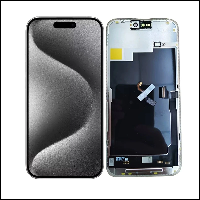 RJ Brand 100% Soft OLED Screen For iPhone 14Pro 15 16 Display True Tone With 3D Touch Screen For iPhone Replacement With Tools