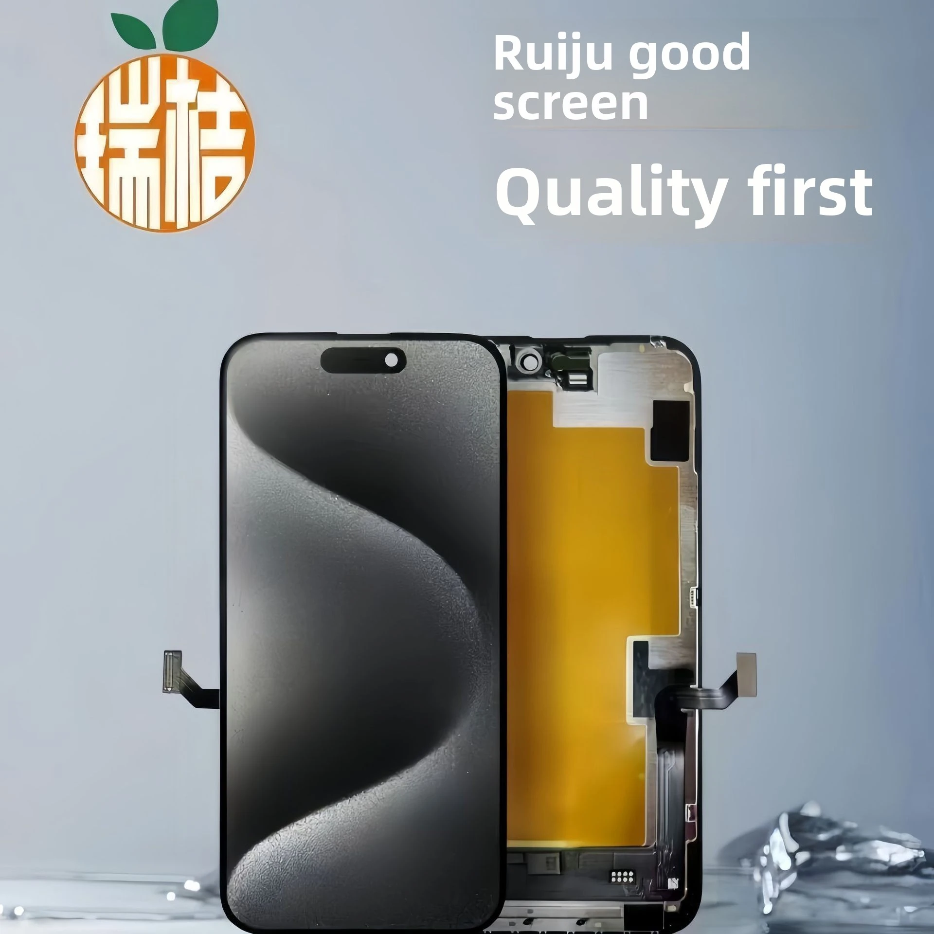 RJ Brand 100% Soft OLED Screen For iPhone 14Pro 15 16 Display True Tone With 3D Touch Screen For iPhone Replacement With Tools
