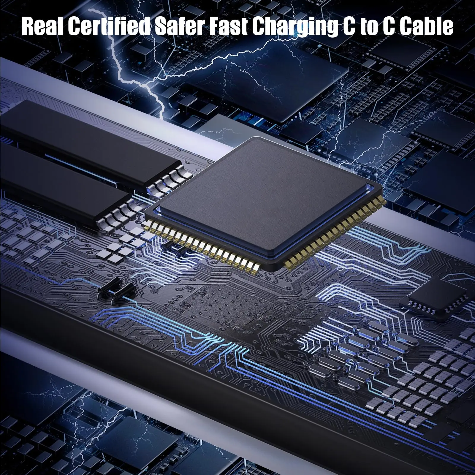 3-Pack [3.3FT+6.6FT+10FT] 60W USB C to USB C Cable, Fast Charging for iPhone 16/15 Pro Max, Galaxy S25/S24, iPad Pro/Air