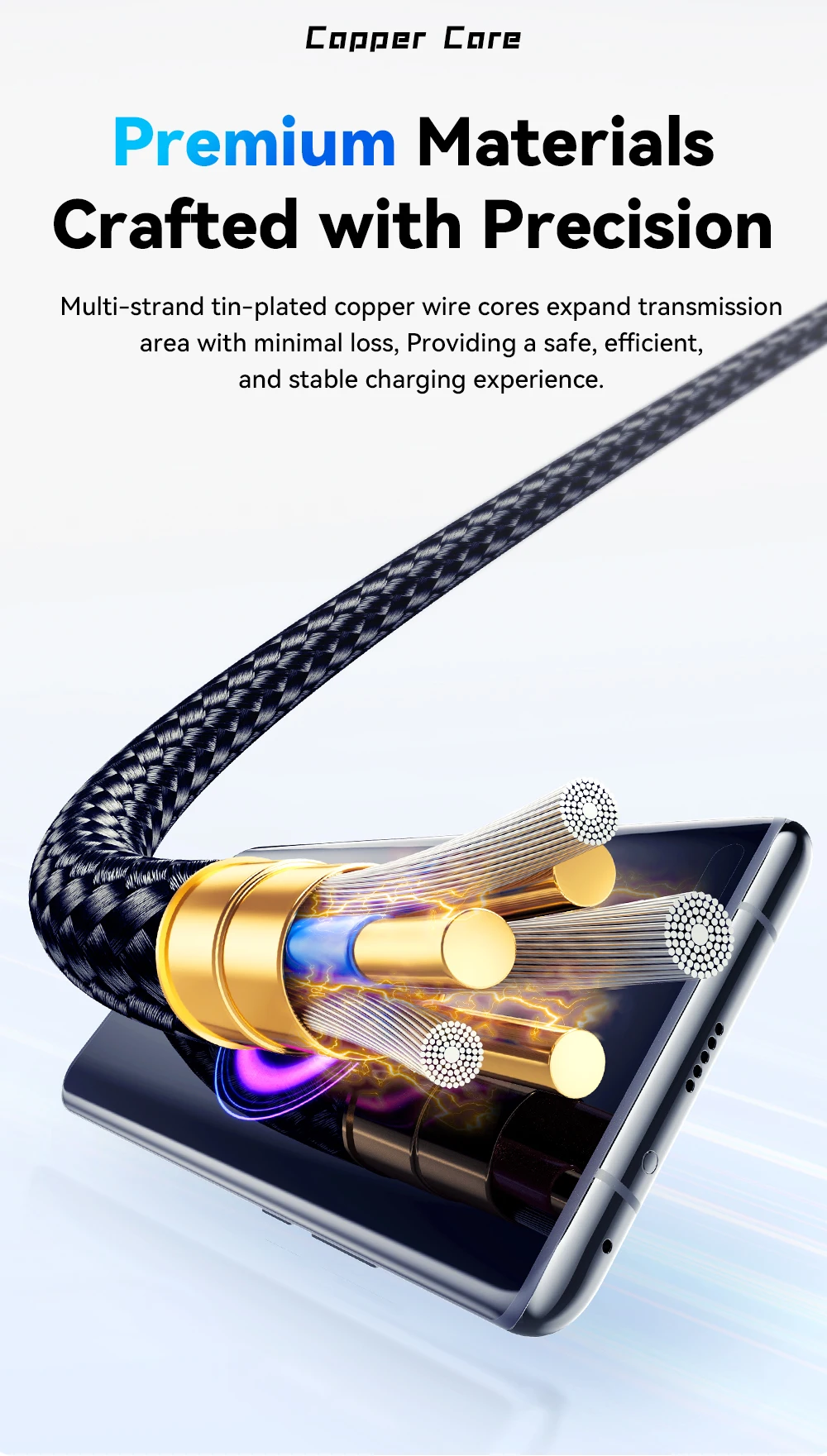 Essager 120W USB Type C Cable Fast Charging USB C Charger Cord for iPhone 15 14 13 12 Huawei with LED Digital Display Cable