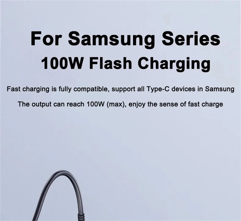 NNBILI 1-2PCS PD3.0 45W Quick Cable For Samsung Galaxy S24 S23 S22 S21 Ultra A53 A54 Super Fast Charging USB Type C Data Cable