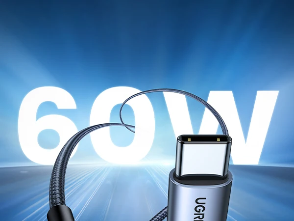 UGREEN PD3.0 60W USB Type-C to USB-C Fast Charging Cable for iPhone 17 16 MacBook Air iPad Samsung Xiaomi USB Fast Charger Cord