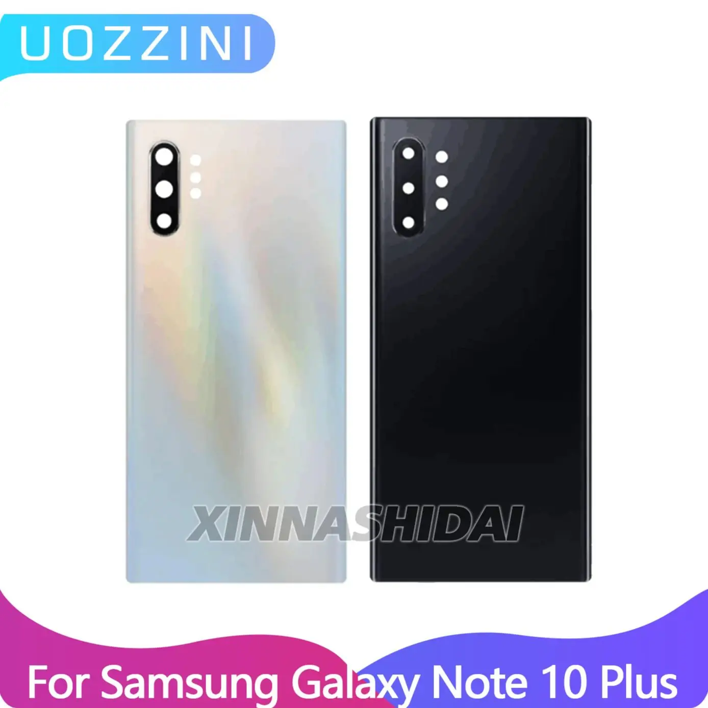 Cover For Samsung Galaxy Note 10 Plus N975 N9750 Battery Back Cover Rear Door Glass Panel Housing Case