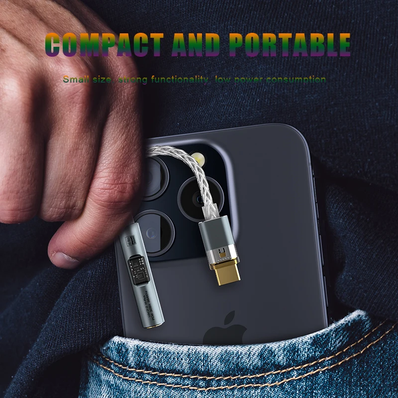 DAC USB C to 3.5mm Jack Audio Aux Adapter Type C Headphone Amplifier HiFi Earphone Converter CX31993 MAX97220 Digital Decoding