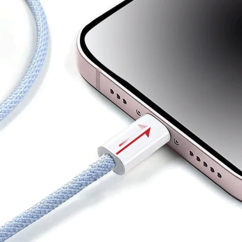 60W PD USB-C To USB C Fast Charger Cable for Apple IPhone 16 Pro Max 15 Plus Type-C Charging for Samsung Xiaomi IPad MacBook