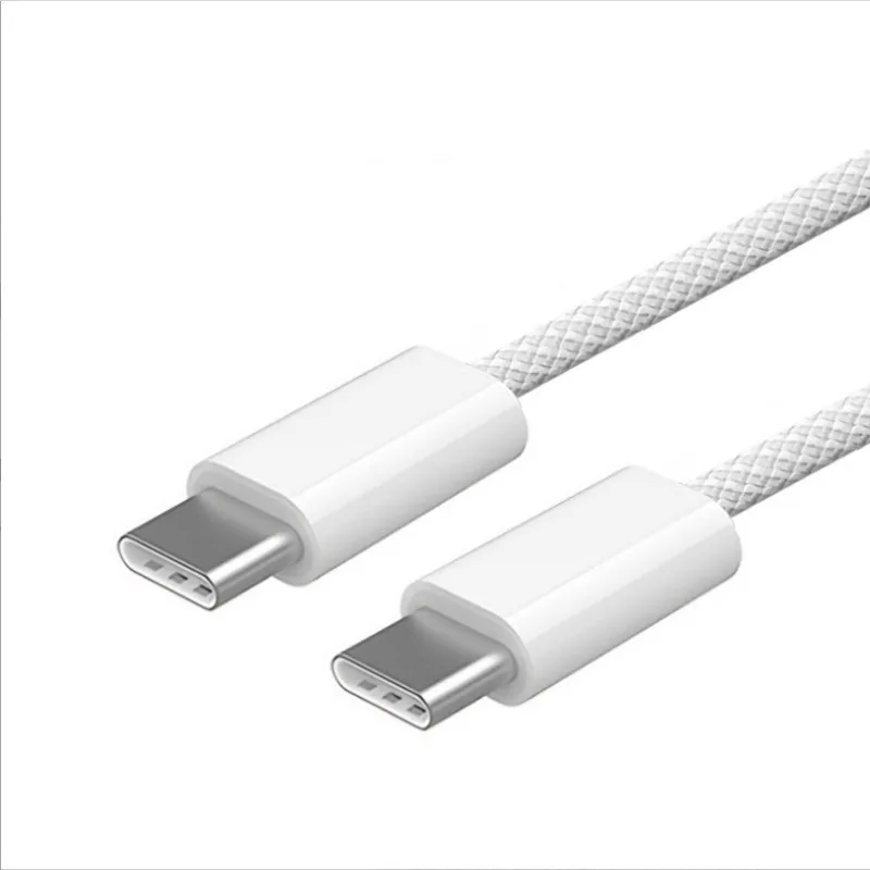 60W PD USB-C To USB C Fast Charger Cable for Apple IPhone 16 Pro Max 15 Plus Type-C Charging for Samsung Xiaomi IPad MacBook