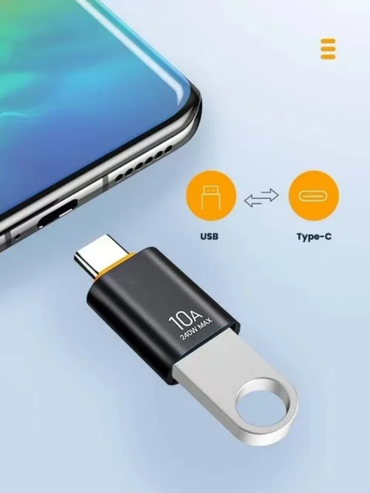 USB3.0 Type-C Data Adapter Type C 10A USB C Male To USB Female Converter For Macbook Xiaomi Samsung Fast OTG Connector 