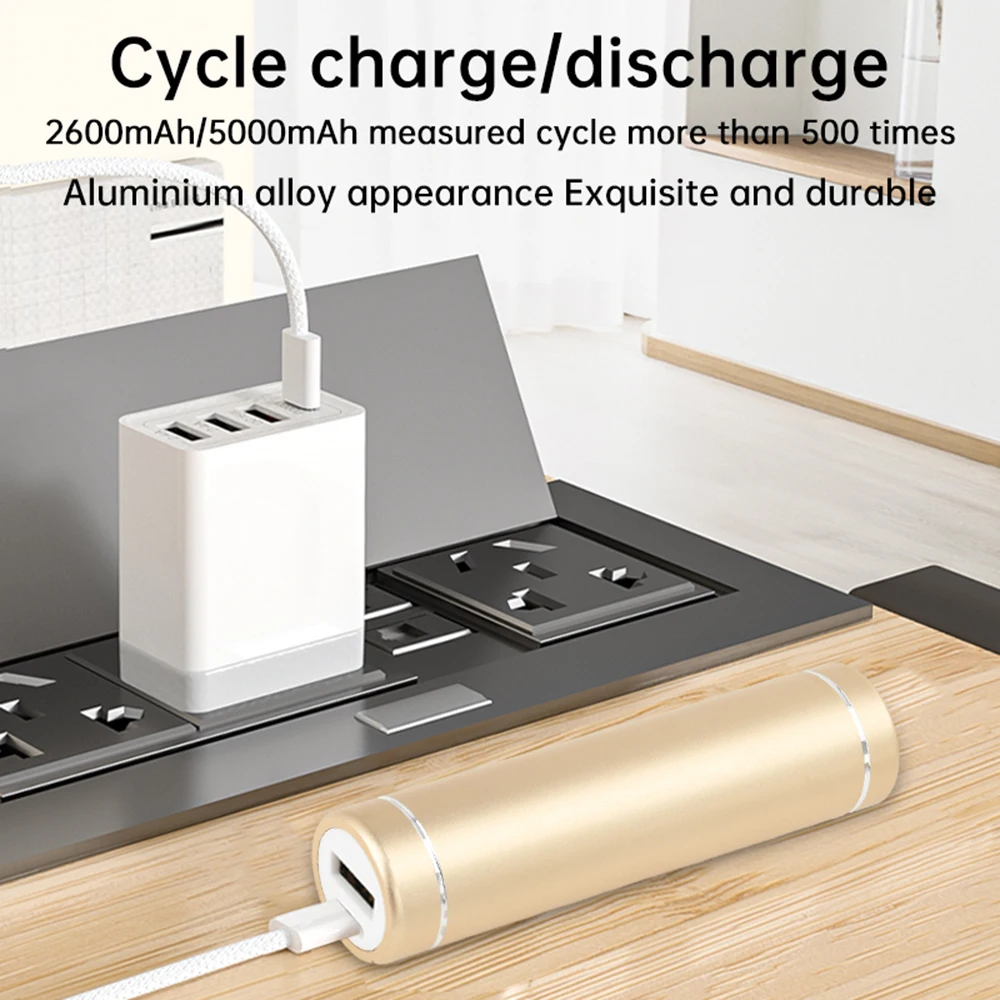 DIY Free Welding 18650/21700 Battery Aluminum Power Bank Kit 5V 2A Type C Fast Charging Battery Storage Case Box