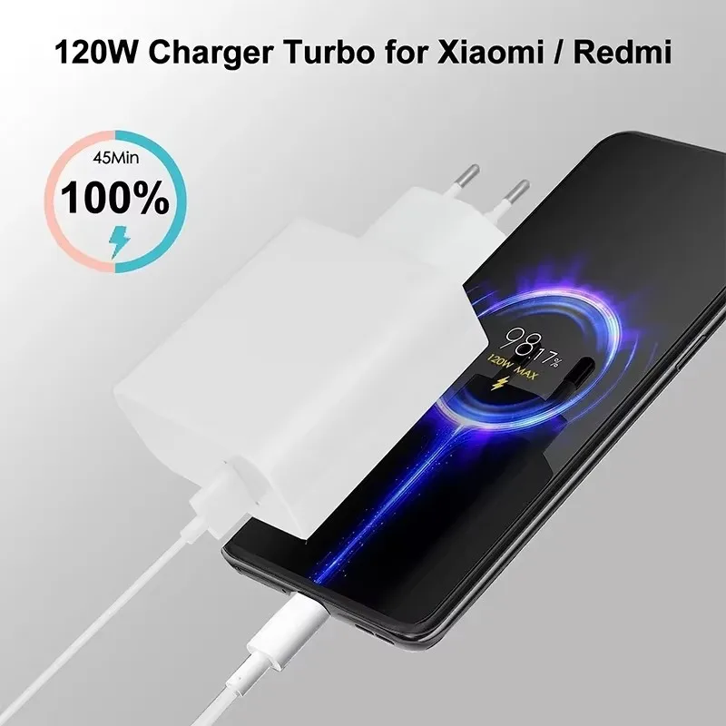 for Xiaomi 67W Charger Cargador Tipo C Mi Hyper Turbo Chargers 67W Fast Charging Adapter Xiao Mi 17T 15T 13 Pro 11 10 Poco