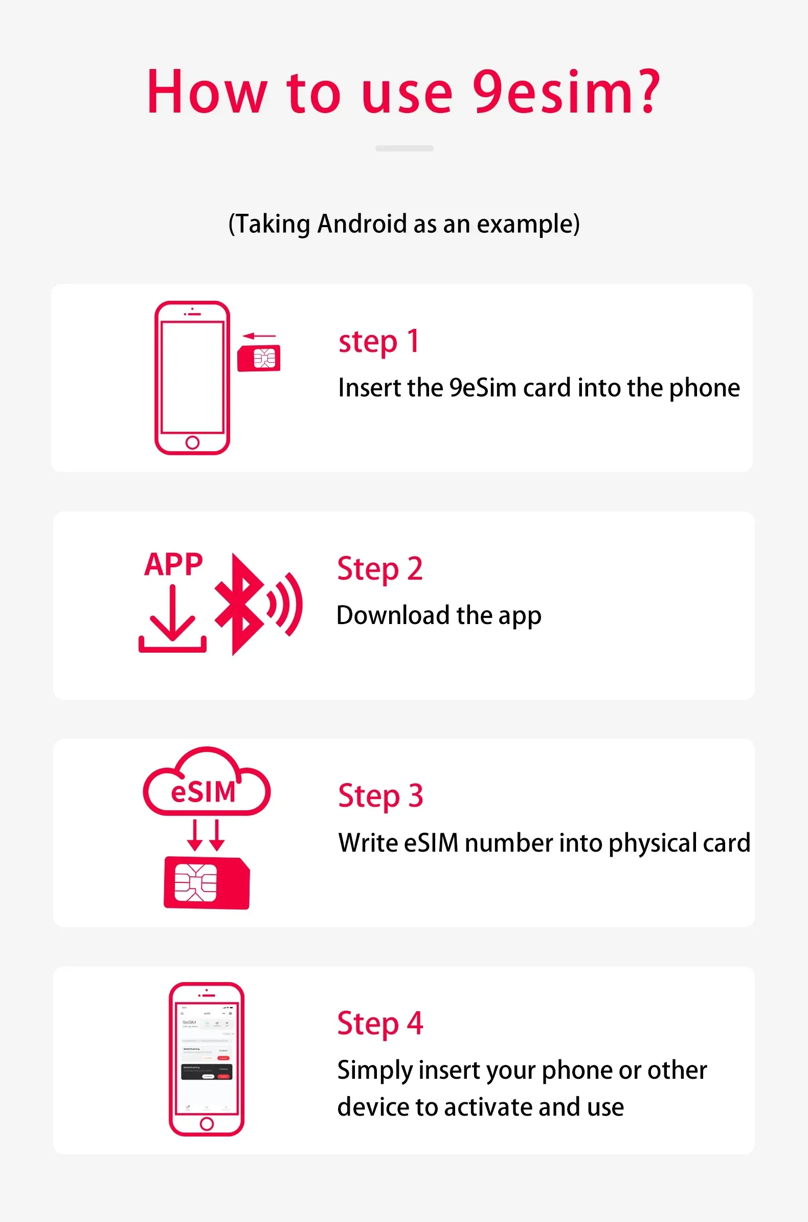 9esim V3 Physical ESIM Write Card for Unlocked Mobile Phones Unlimited Profile Download STK Menu Compatible Mobile Accessory