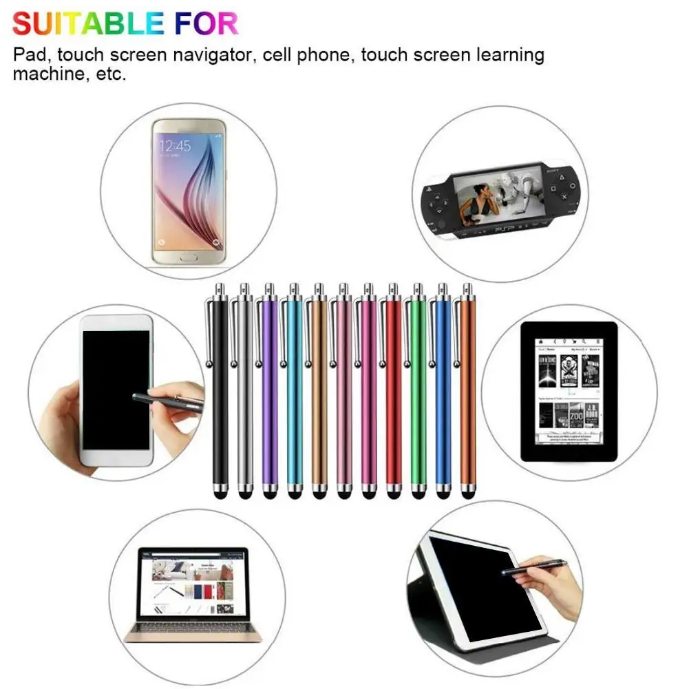 1/3PCS Stylus Pen for Touchscreen, Universal Touch Screen Capacitive Metal Stylus Pen for Smartphone Tablet All Mobile Phone