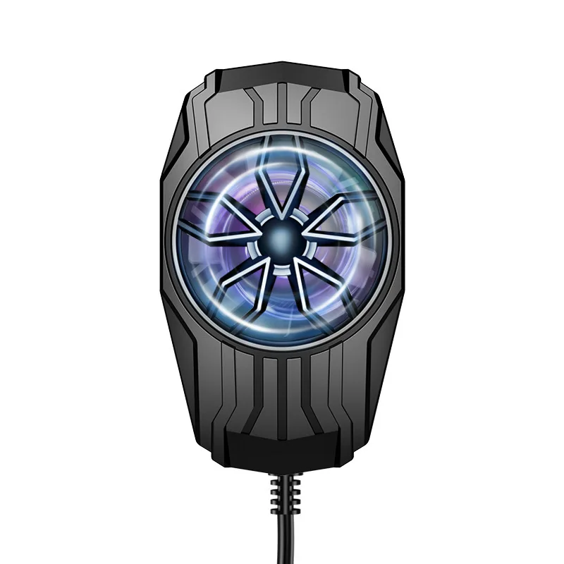 Portable Rechargeable Phone Gaming Cooler, Fast Cooling Fan Mobile Radiator Clip for Live Streaming Samsung Smartphones
