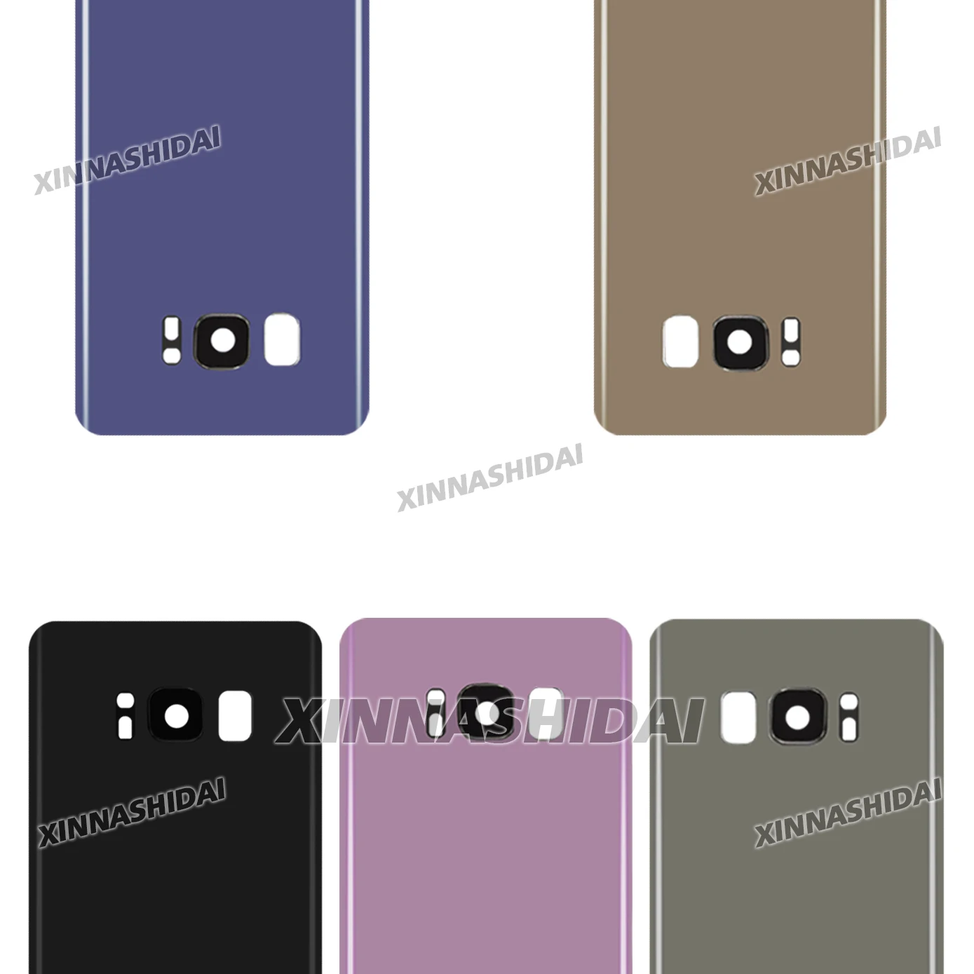 New Glass Housing for Samsung Galaxy S8 Back Battery Cover Rear Door Case Panel Replacement Part