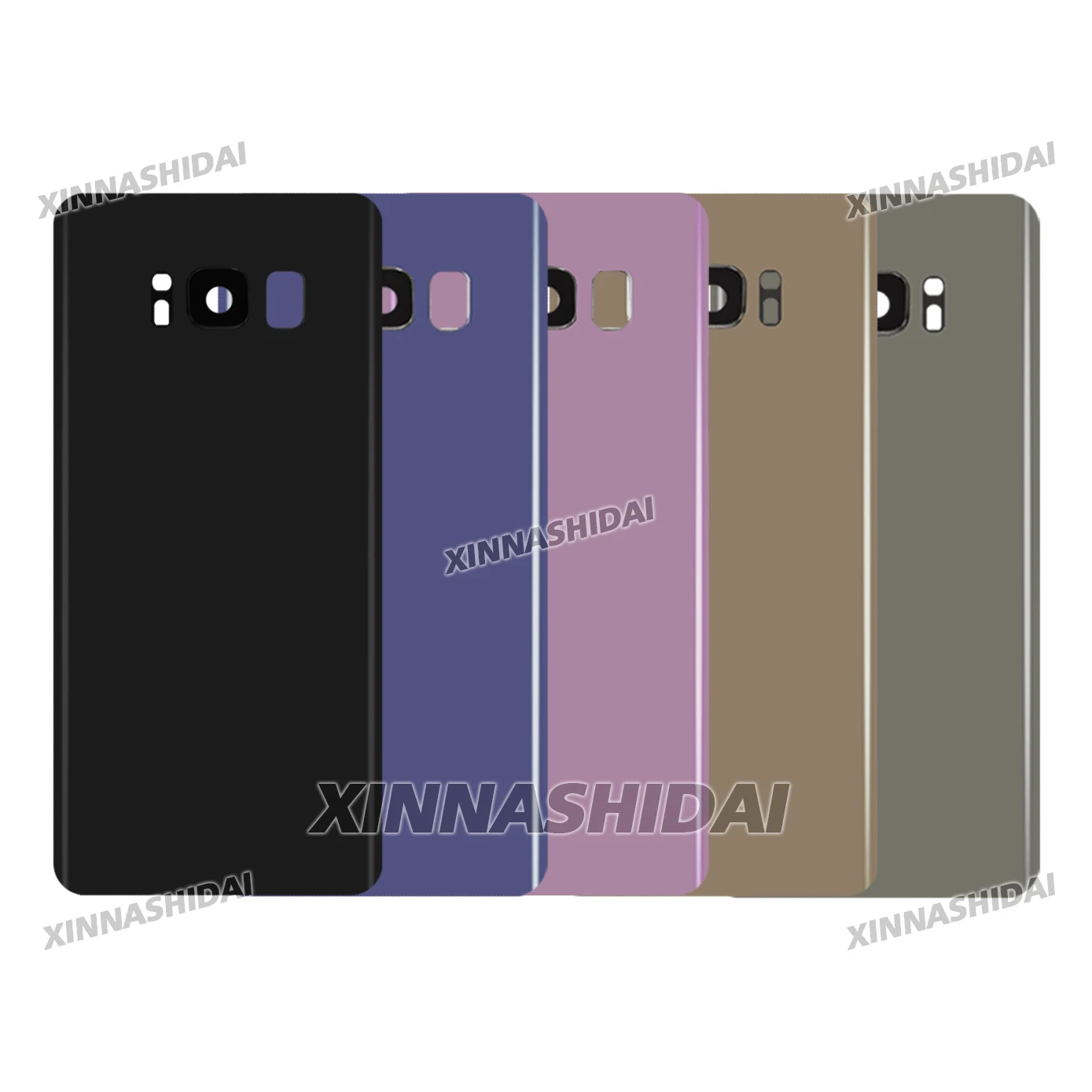 New Glass Housing for Samsung Galaxy S8 Back Battery Cover Rear Door Case Panel Replacement Part