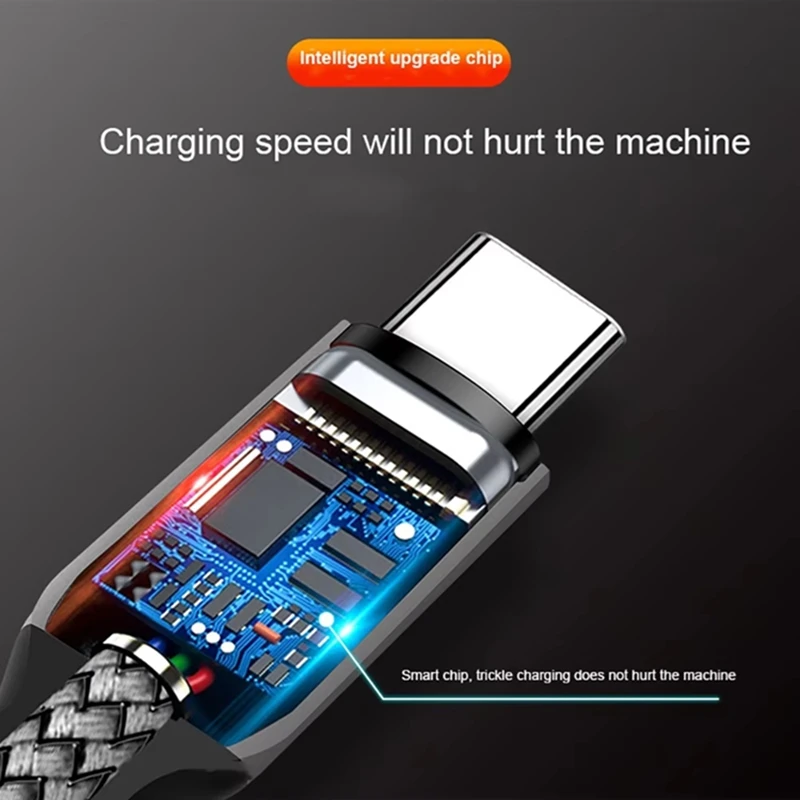 Lenovo 65W Type C To Type C Fast Charge Cable 1M 2M 3M 5M 8M Universal Extended Nylon Braided PD Data Cord for Xiaomi Samsung