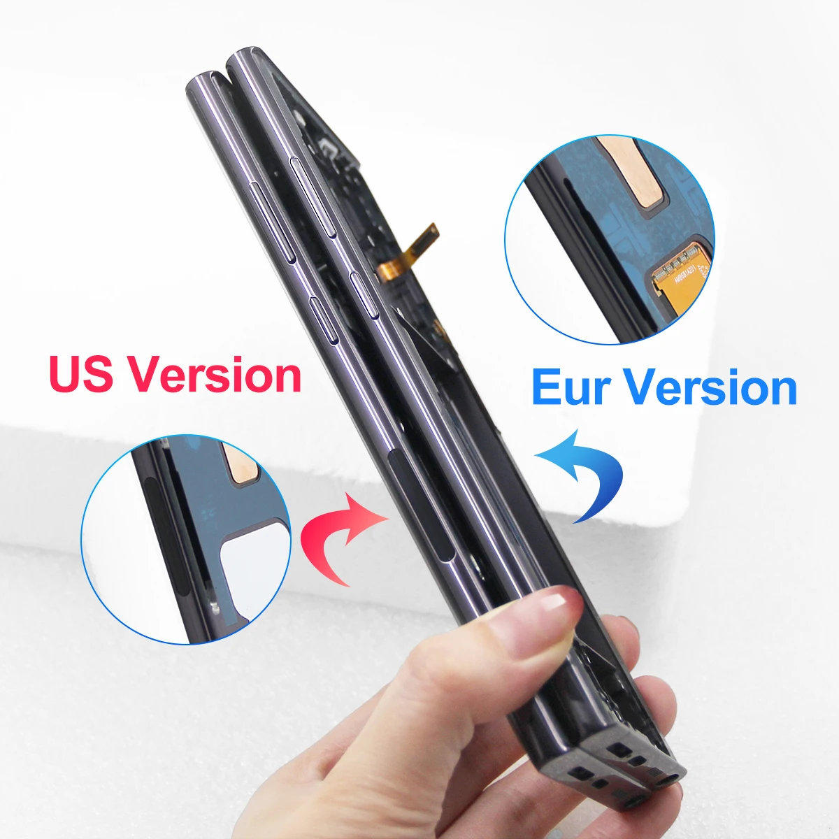 For Samsung S23 Ultra 5G AMOLED LCD Display Touch Screen with Frame Digitizer Replacement Compatible with SM-S918B G918
