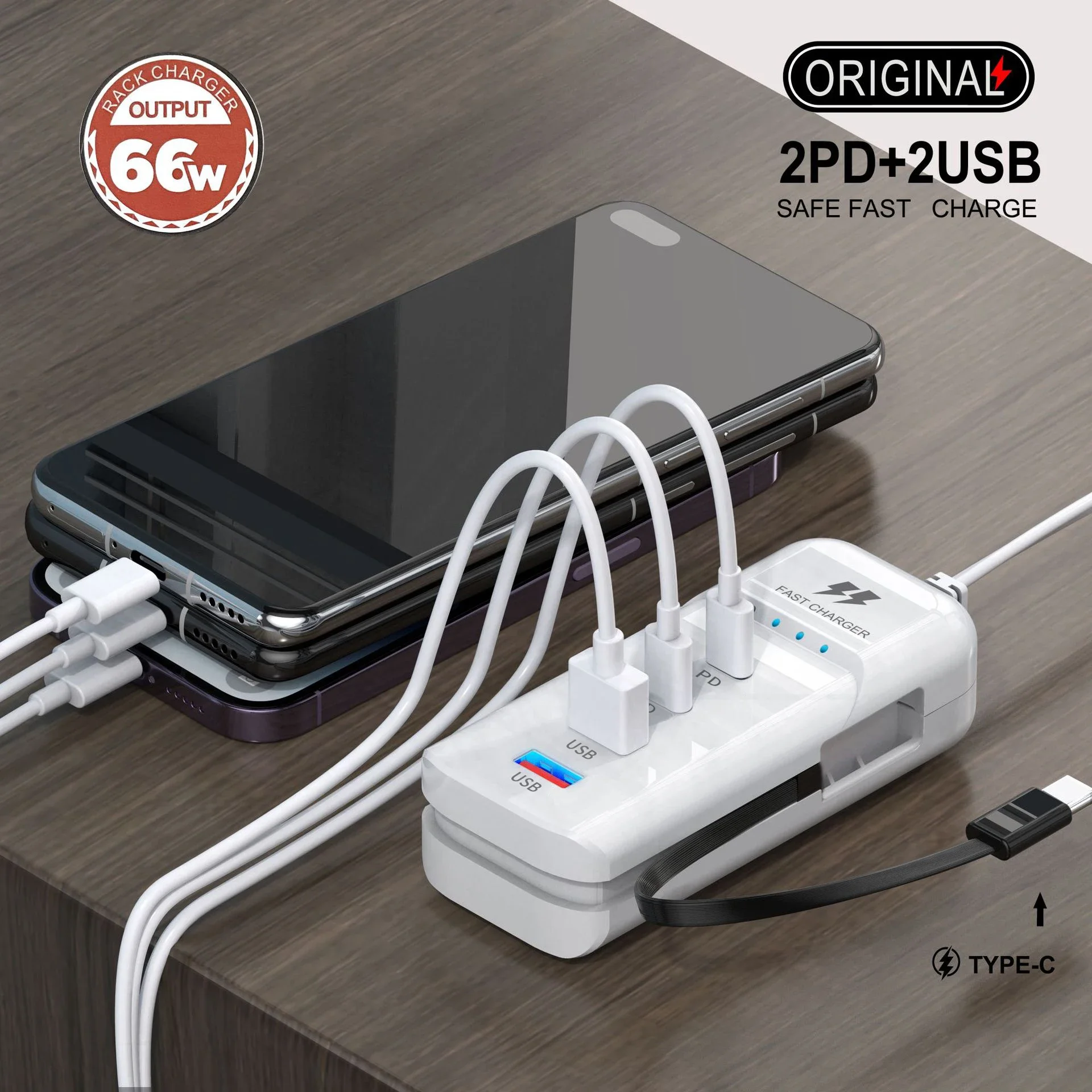 USB Charger PD Type C Fast Charge Quick Wall Chargers Multiport USB Hub Adapter Mobile Phone EU/US Plug USB Type C Quick Charger