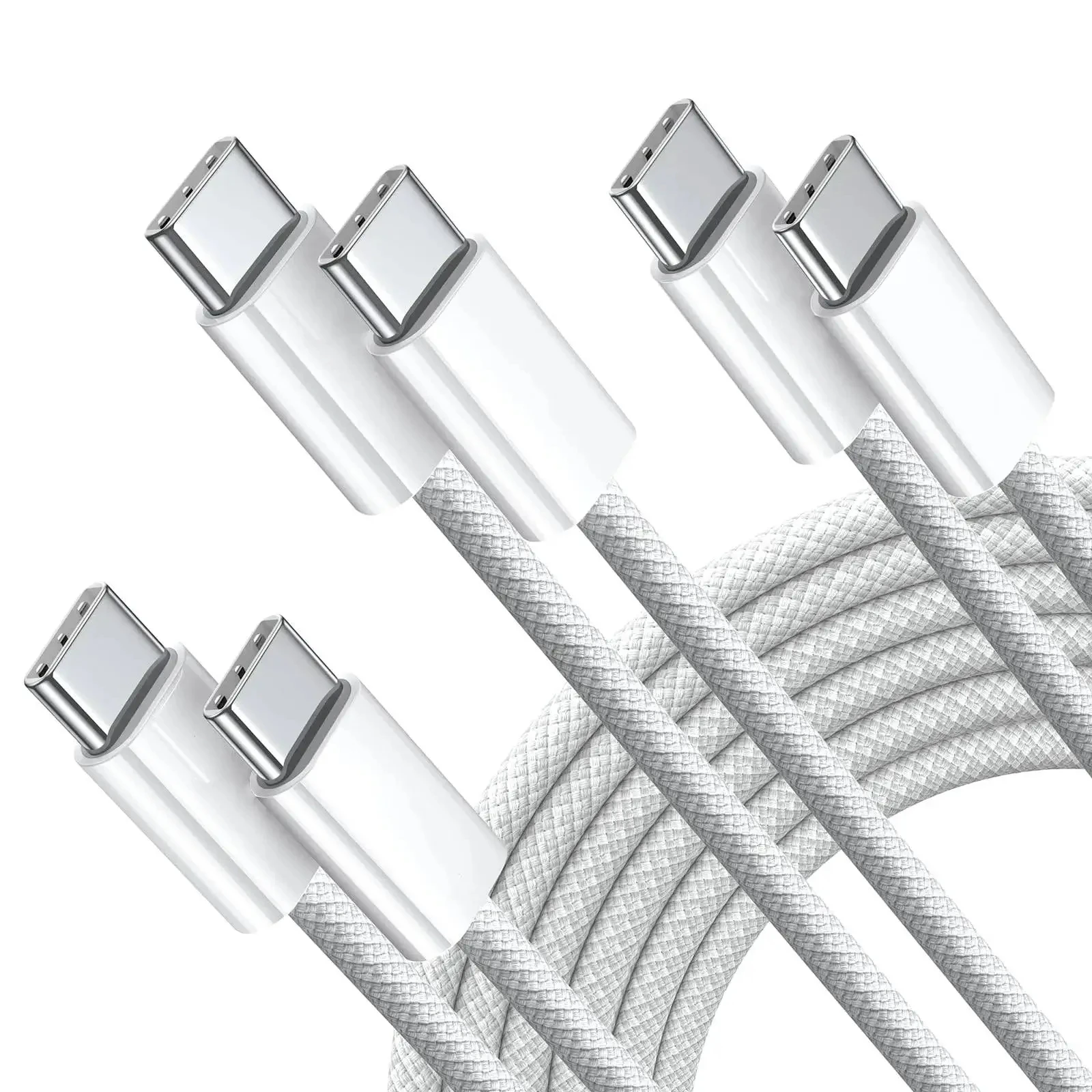 Original USB C to USB C Fast Charging PD Cable For iPhone Air 16 17 Pro Max 15 Plus Samsung Moto Type C to Type C Braided Cables