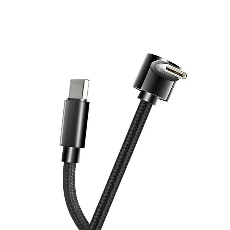 90 Degree Elbow 60W USB Type C Fast Charging Data Cable Mobile Phone For iPhone Samsung Xiaomi Huawei Quicked Charger Cord 1m/2m