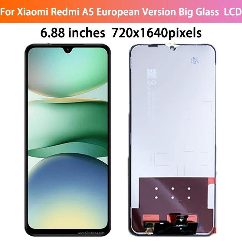 OEM For Xiaomi Redmi A5 Big Glass European Version LCD Touch Screen Digitizer Assembly 25028RN03Y Display Replacement