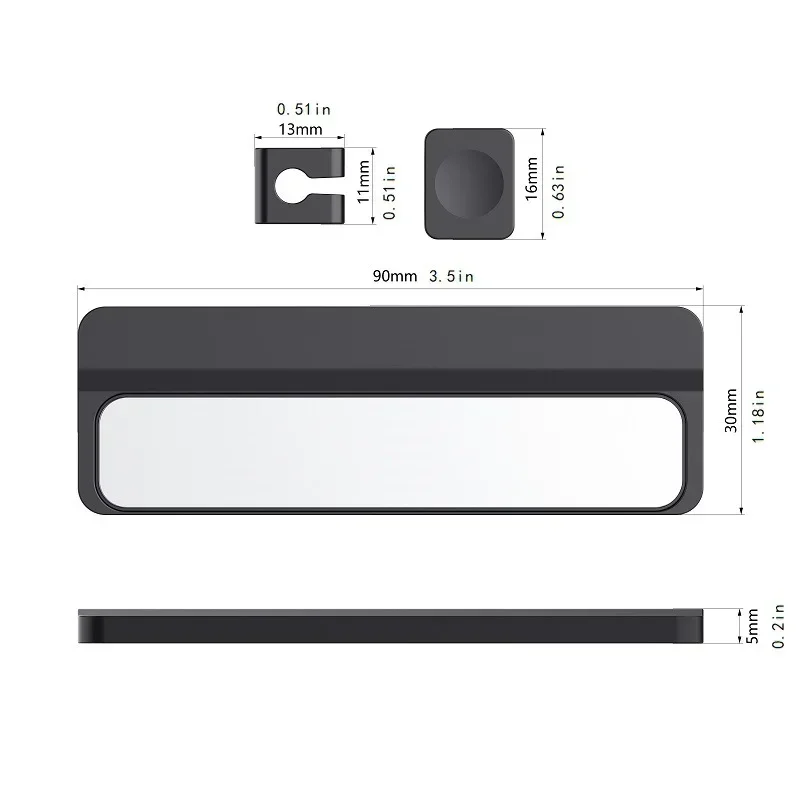 Adjustable Magnetic Cable Clips Cord Organizer Holder under Desk Smooth Wire Management Pad - Keeper for Home Office