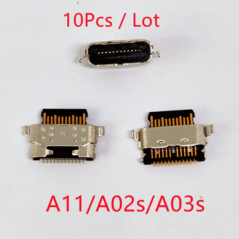 10pcs For Samsung A12 A10s A21s A11 A20s A22 A32 A33 A01 A30s A31 A51 A50s A71 A70s A52 A72 USB Charging Port Charger Connector